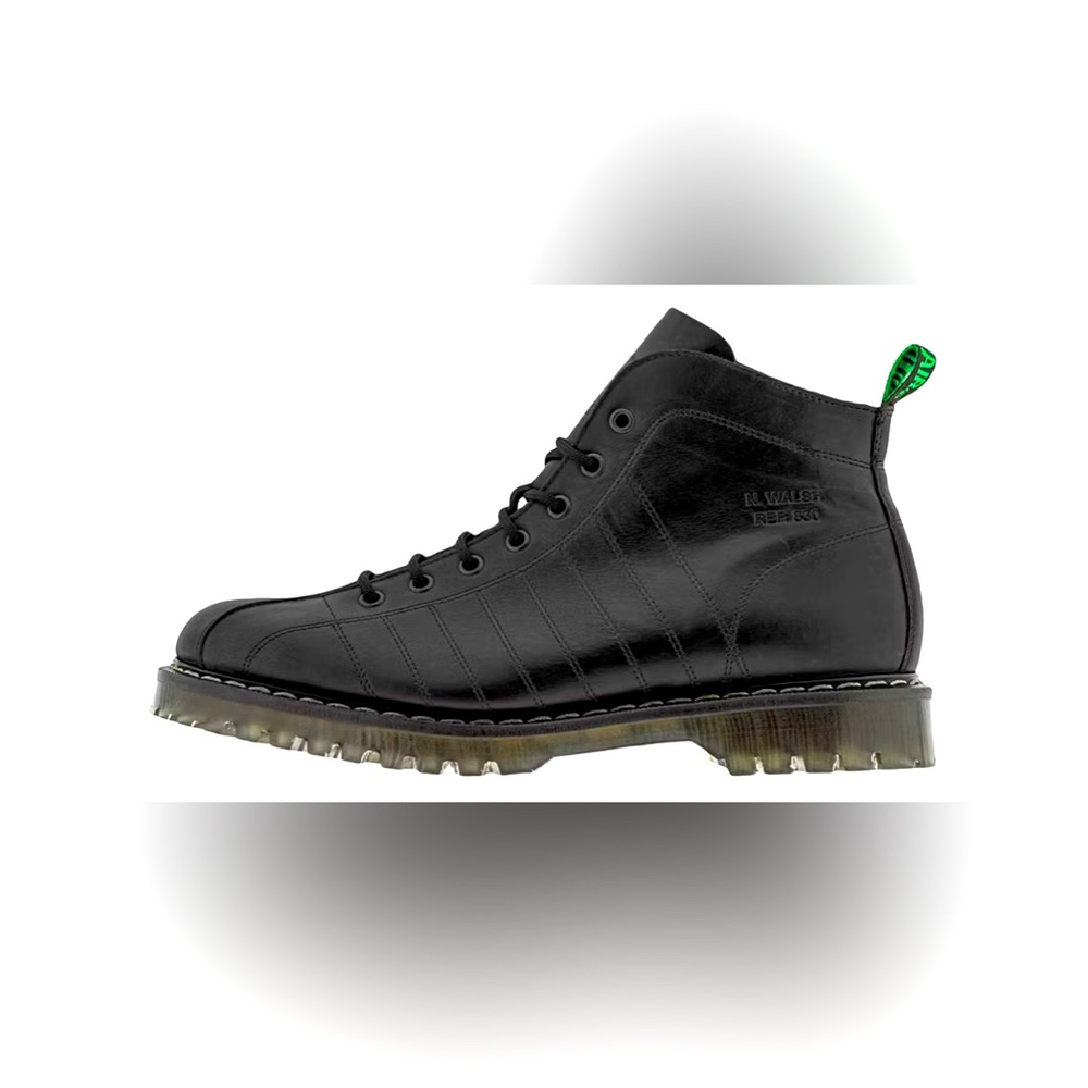 Solovair x Walsh Collab Black Leather Boots